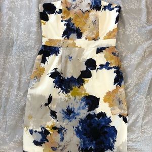J Crew Strapless Flower Dress